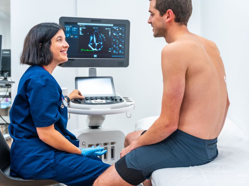 como é feito o ecocardiograma - avaliação
