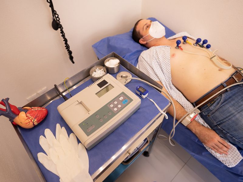 como é feito eletrocardiograma e quando